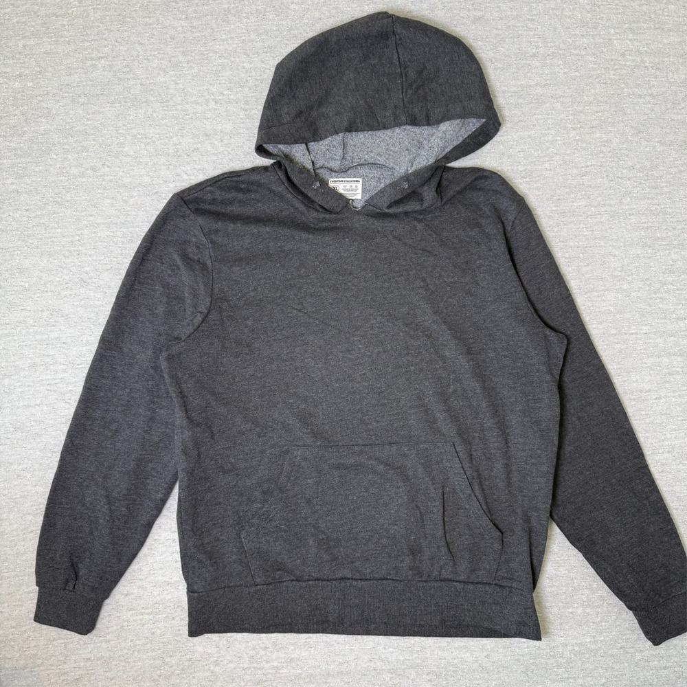 Everyday California Men's Hoodie Sweatshirt Size XL Gray Pullover Casual